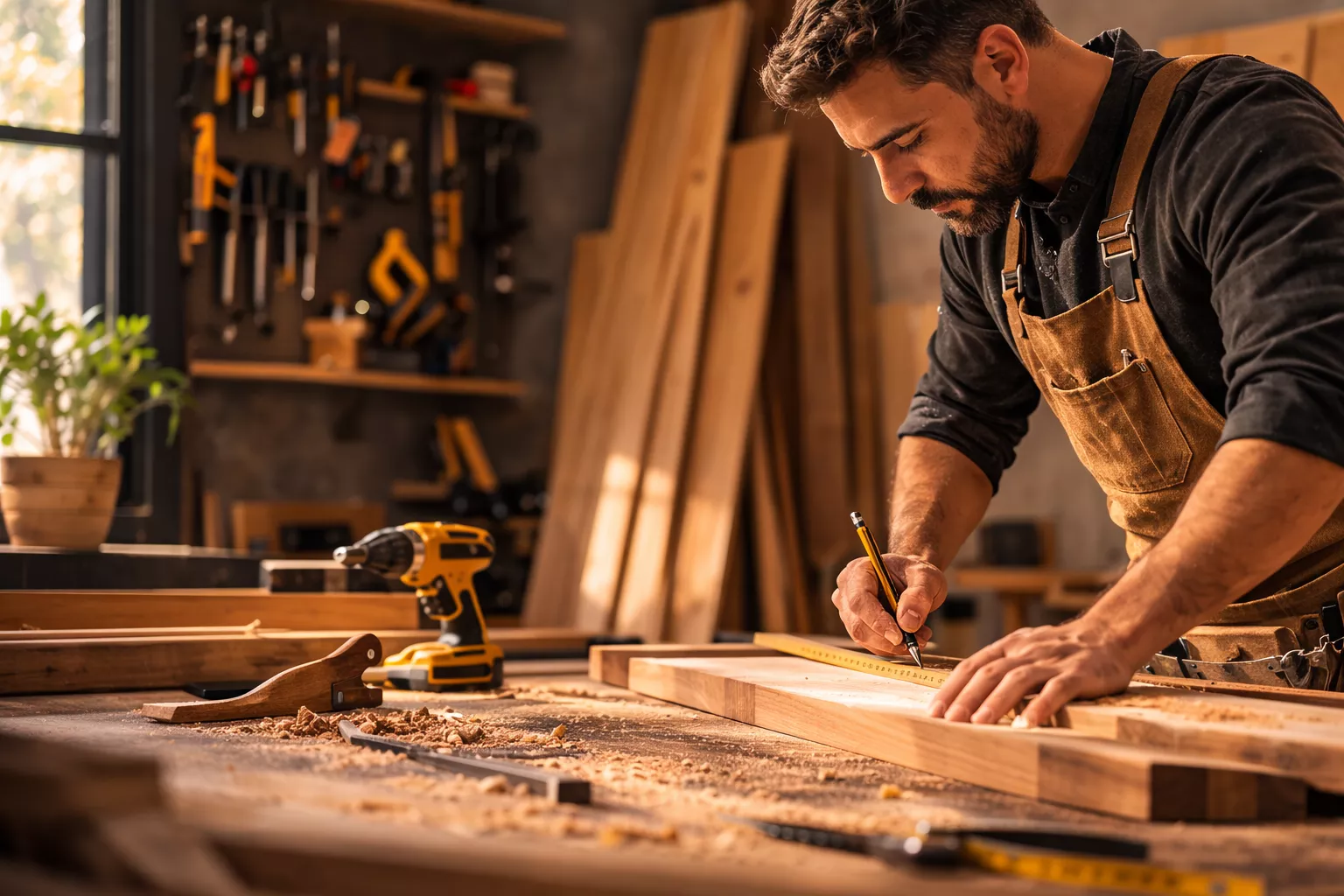 أعمال نجارة وديكور خشبي احترافي بالرياض